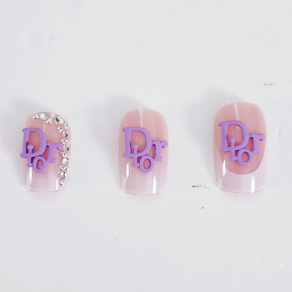 Luxury Nail Charms Purple
